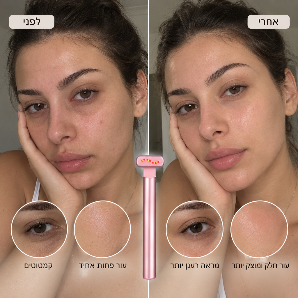 LUMI LIFT – מכשיר טיפוח ומתיחת פנים 4 ב-1